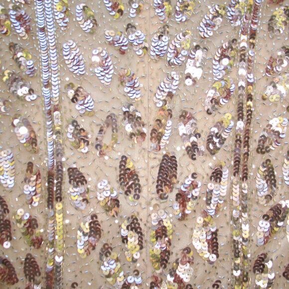 Mac Duggal 5002 Womens EMBELLISHED FRONT SLIT LONG SLEEVE GOWN - Picture 10 of 16